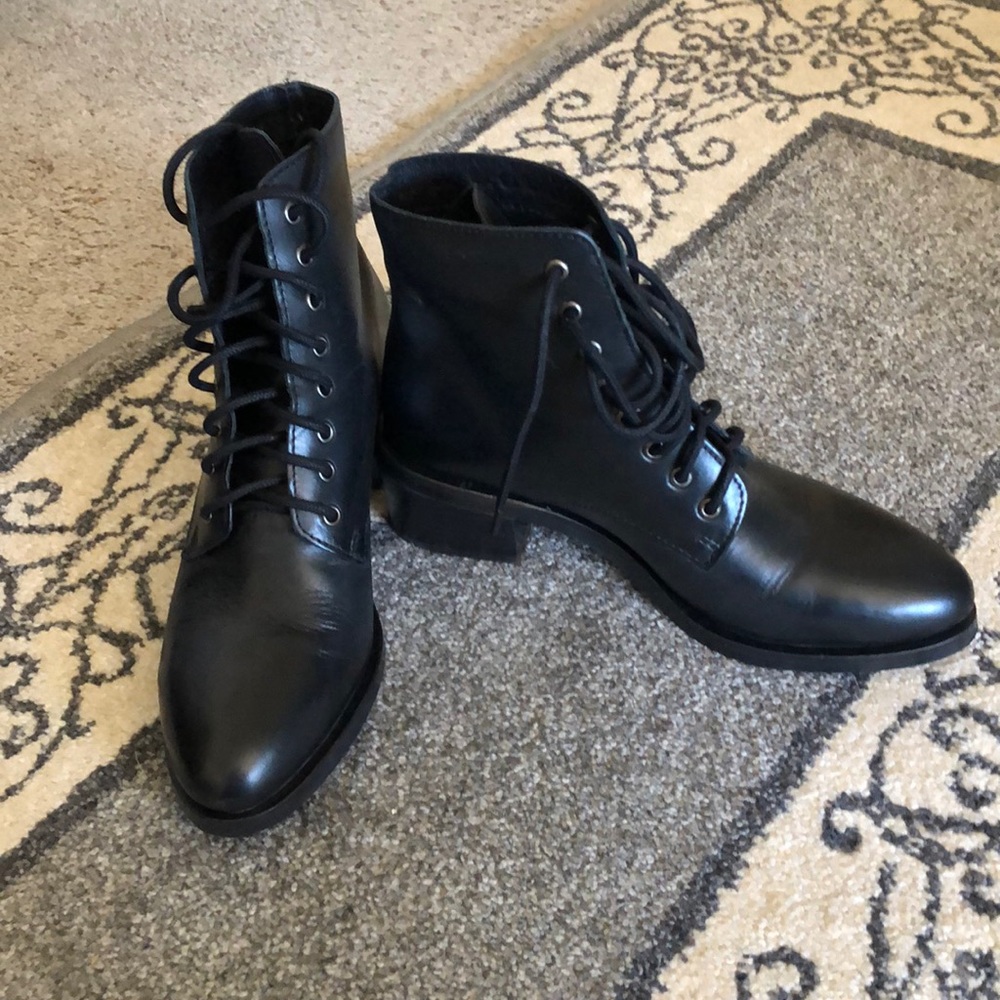 Jeffrey Campbell Gamin lace up boots